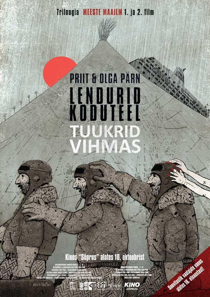 Lendurid koduteel (2014). Tuukrid vihmas (2009) - Kunstnikud Priit Pärn ja Olga Pärn - Eesti Joonisfilm (2014)