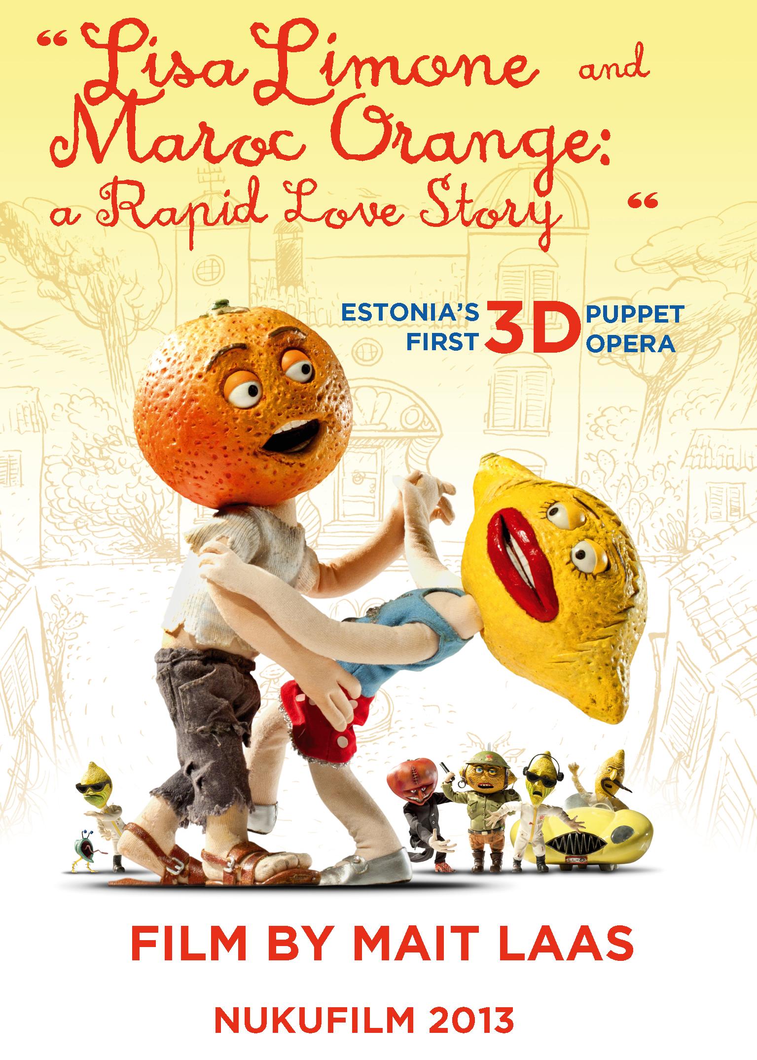 Lisa Limone ja Maroc Orange: tormakas armulugu (2013) - Kunstnik Kristjan Mändmaa -  Nukufilm