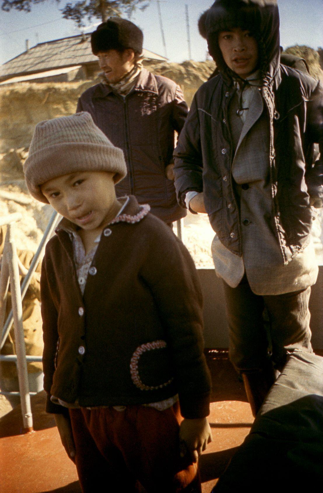 Filmigrupp Agani külas Siberis (1985) - Foto Ago Ruus