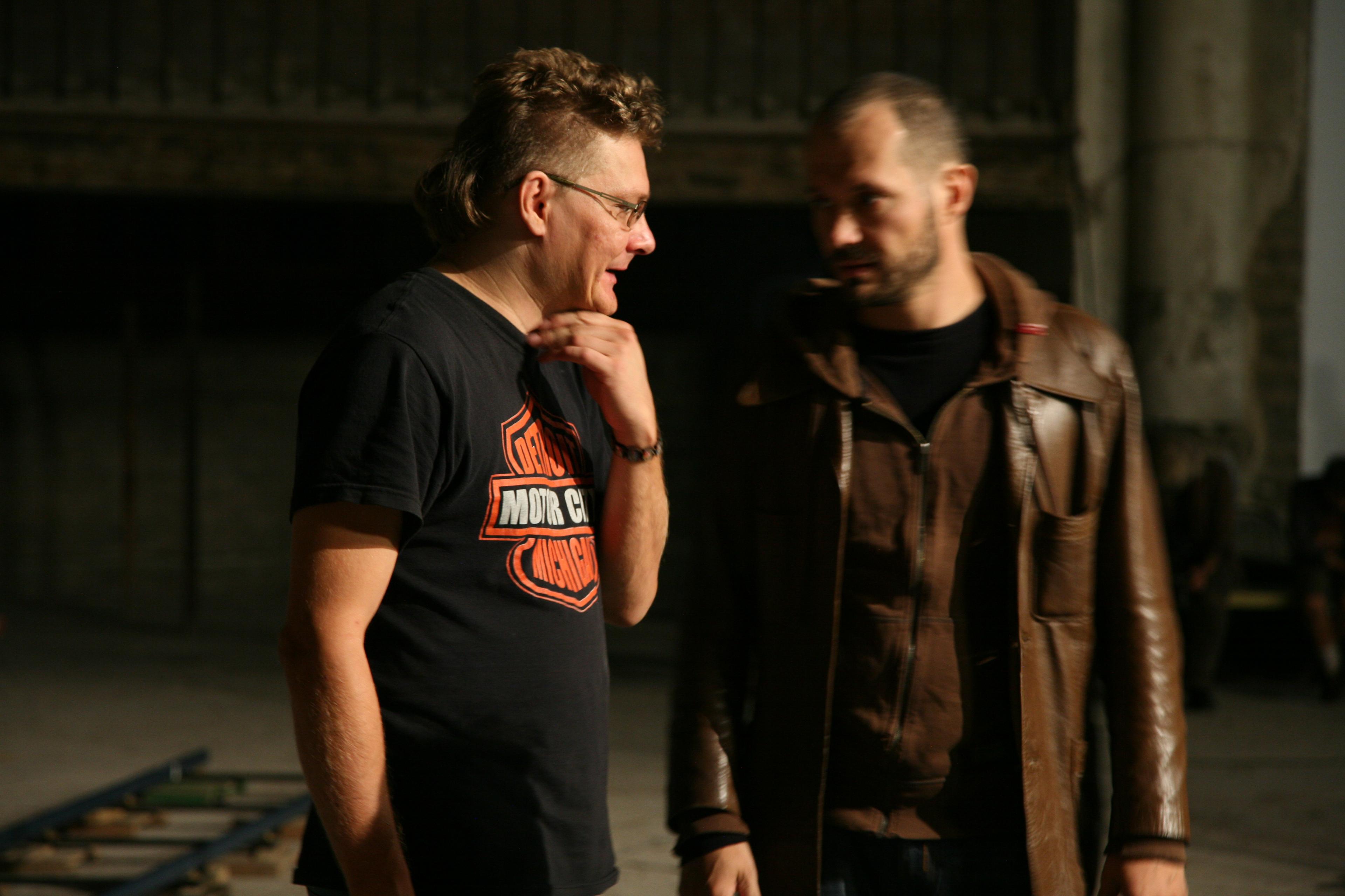 Režissöör Rainer Sarnet, operaator Mart Taniel - Foto Peeter Laurits - Homeless Bob Production