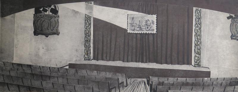 Kavand mängufilmile Valge laev (1970) - Kunstnik Rein Raamat - Rein Raamatu kogu
