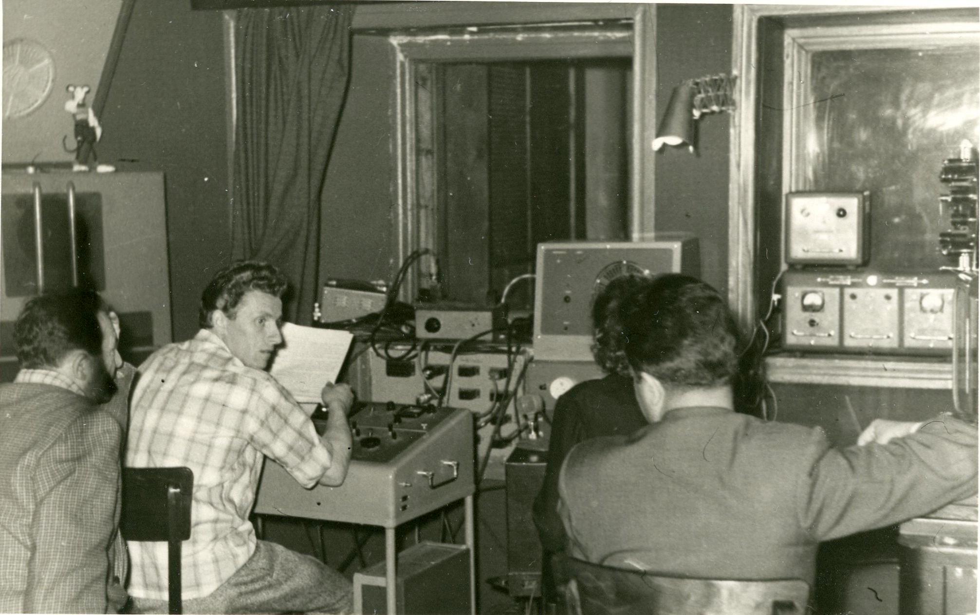 Kinostuudio heliosakond enne 1963. aasta ümberehitust. Helioperaator Raimond Schönberg