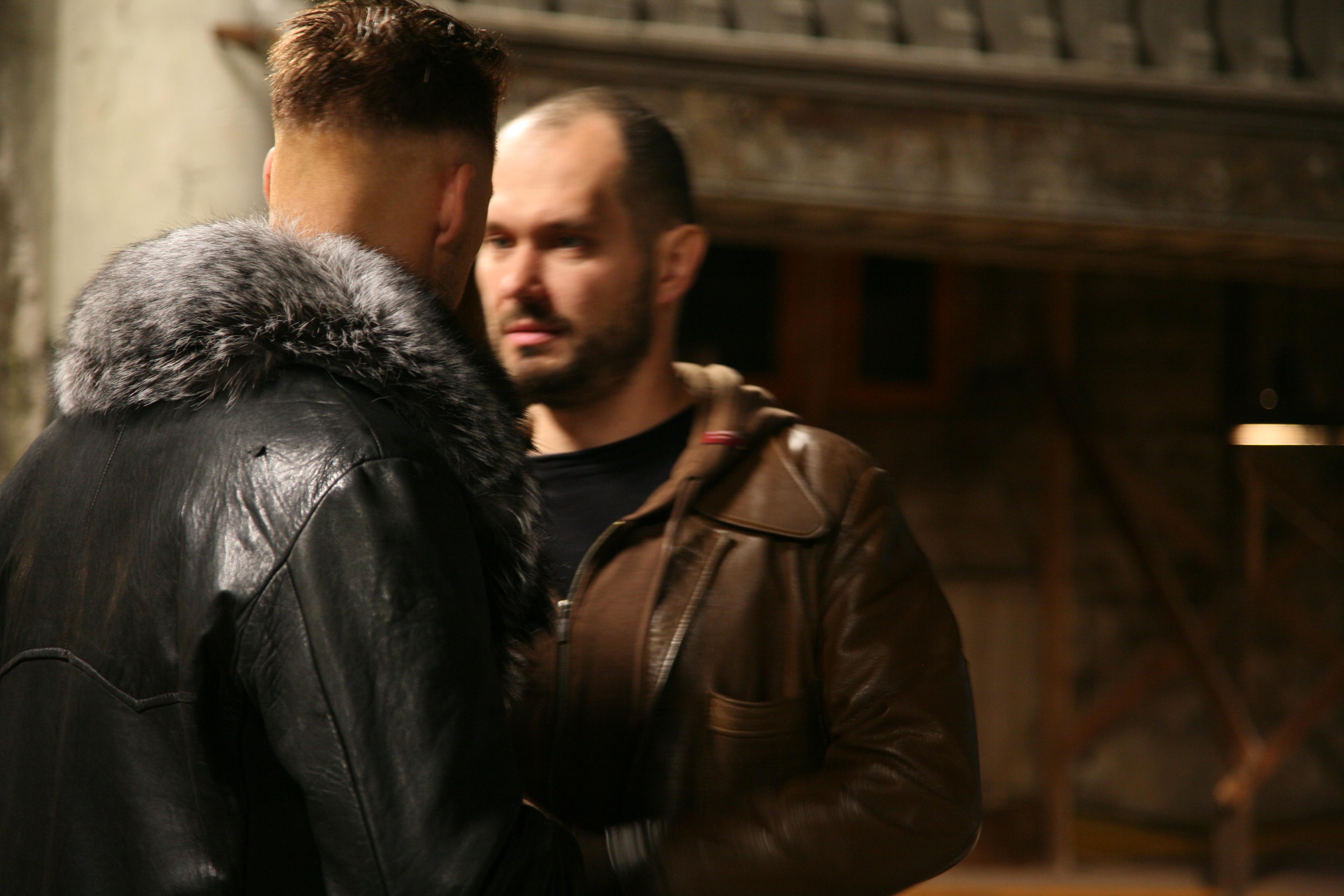 Rogožini osatäitja Tambet Tuisk, operaator Mart Taniel - Foto Peeter Laurits - Homeless Bob Production