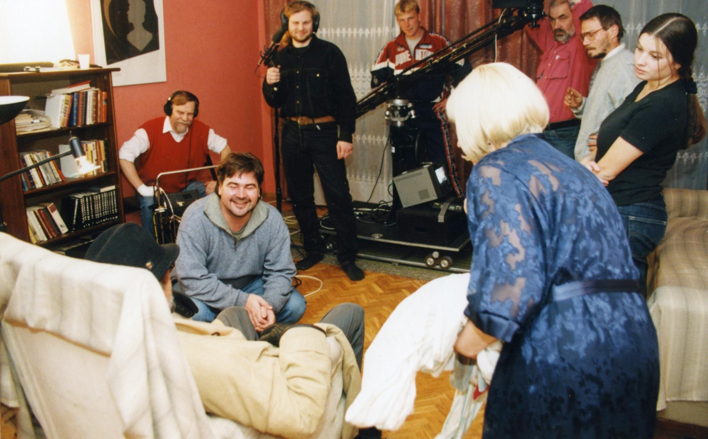 Filmivõtetel - Lembit Ulfsak, Mart Kivastik, Enn Säde, Sander Säde, Ago Ruus, Tõnis Lepik, Elen Lotman, Maria Klenskaja - Foto Toomas Tuul