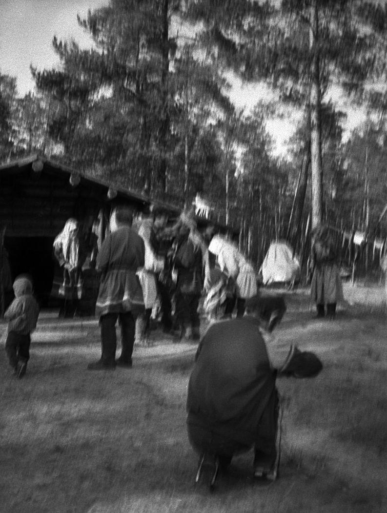 Hantide tantsu filmivõtted - Foto Maie Jõgi