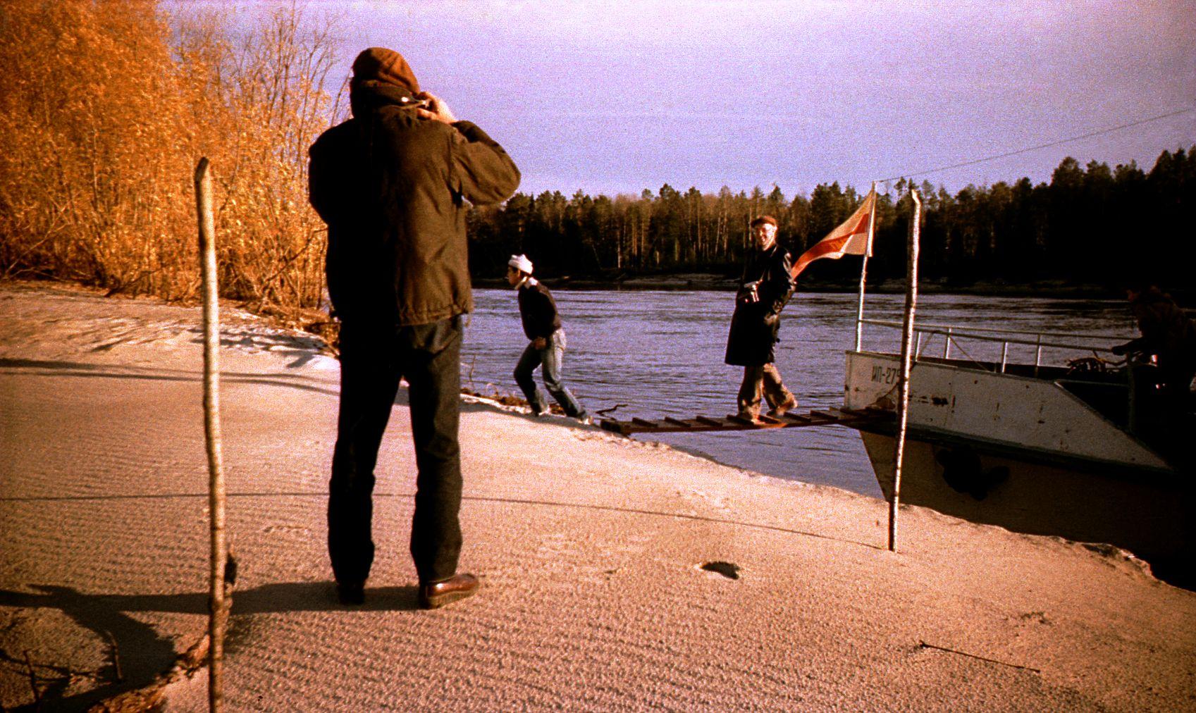 Filmigrupiga laeval - Foto Ago Ruus