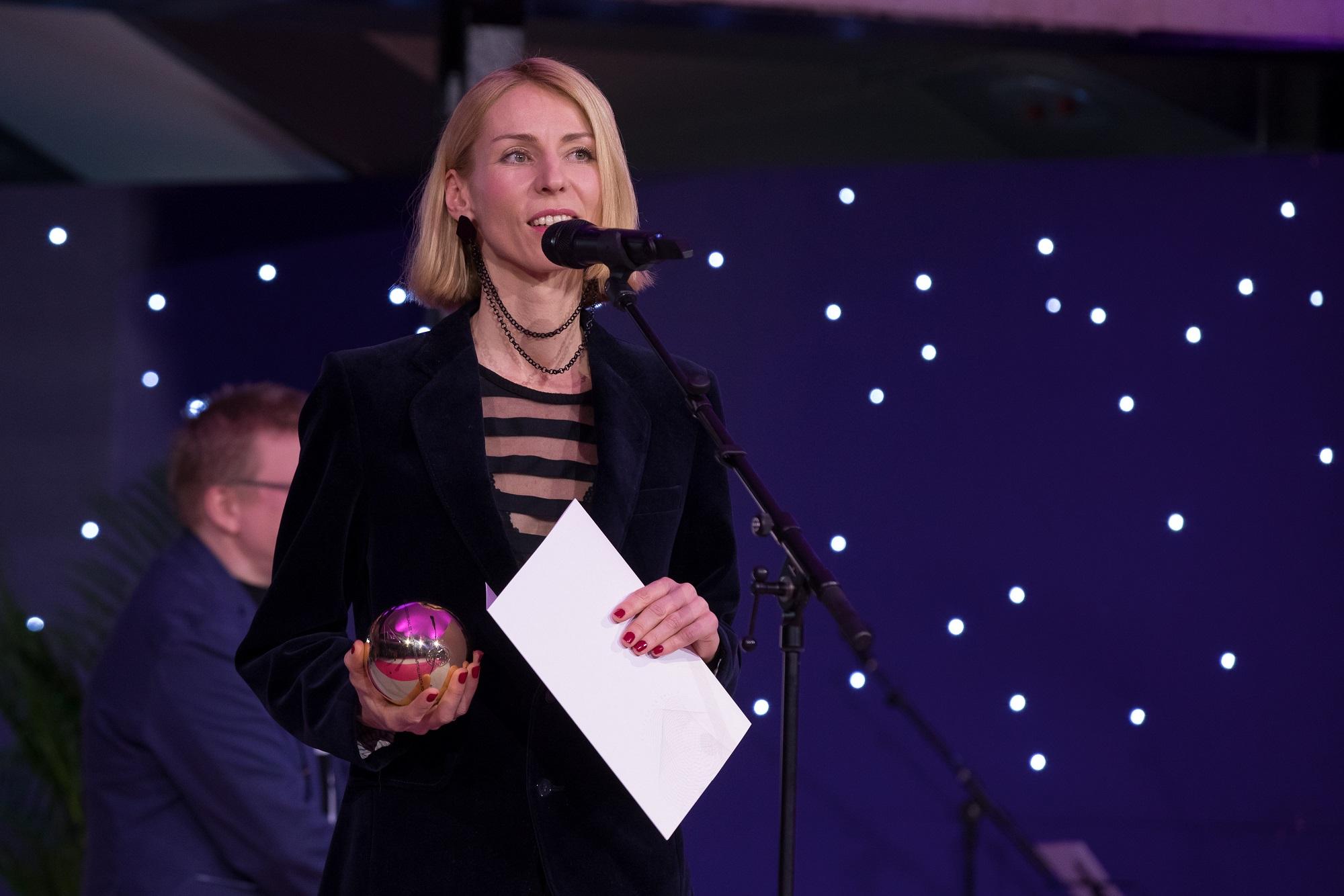 Kultuurkapitali audiovisuaalse kunsti sihtkapitali aastapreemia laureaat, aasta portreefilmi Tõnu Kõrvits. Lageda laulud režissöör Marianne Kõrver - Foto Egert Kamenik - Eest Kultuurkapital