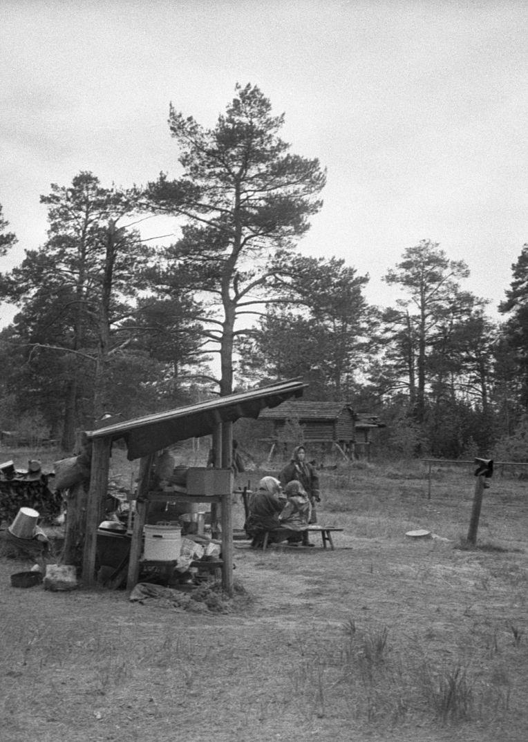 Filmigrupi söögipaus - Foto Maie Jõgi