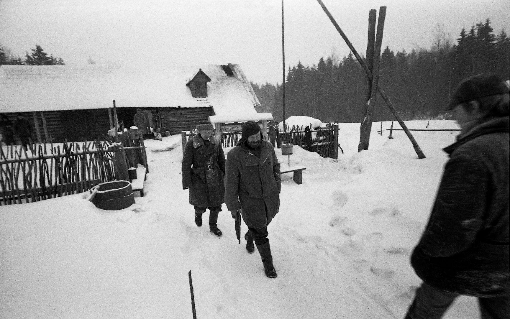Lahingustseeni ettevalmistus. Plahvatuse korraldamiseks oli Moskvast kutsutud pürotehnik Miša.