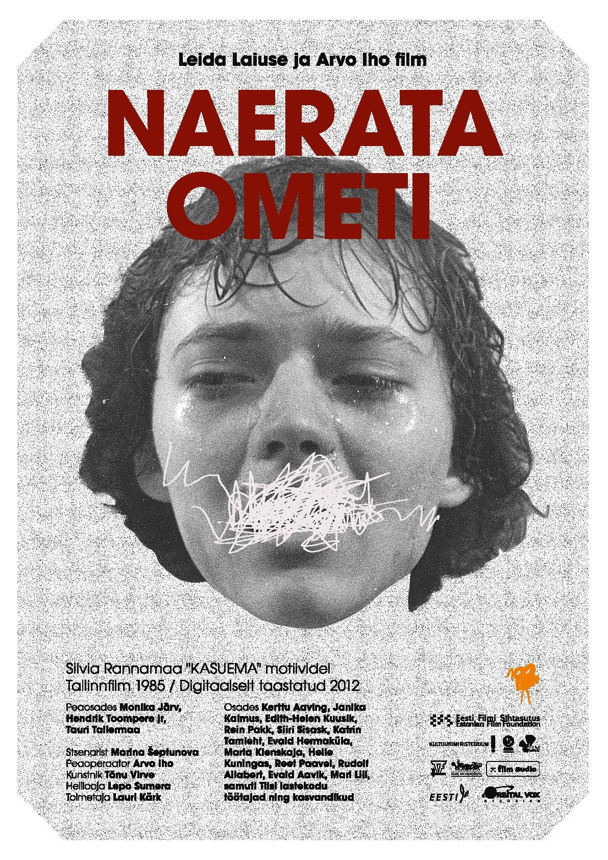 Naerata ometi. Digitaalselt taastatud filmi plakat (2012) - Kunstnik Valter Jakovski - Eesti Filmi Sihtasutuse kogu