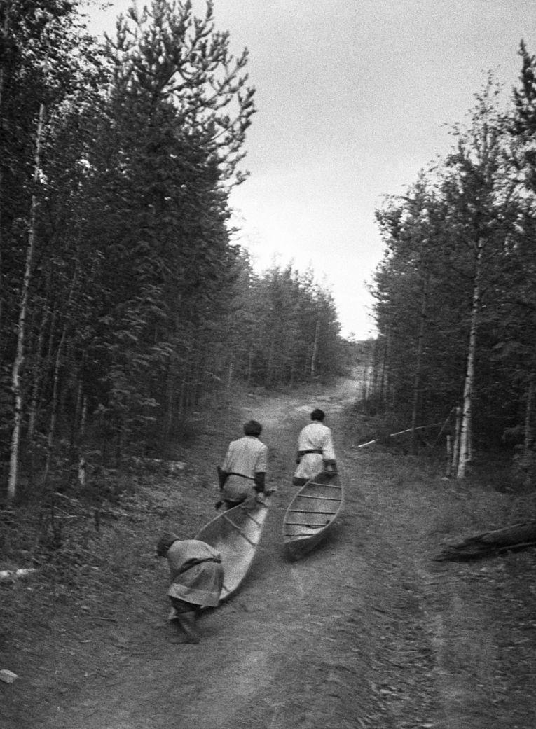 Üle jõe kasetohtu toomas - Foto Maie Jõgi