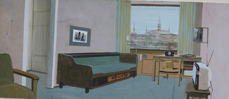 Kavand mängufilmile Valge laev (1970) - Kunstnik Rein Raamat - Rein Raamatu kogu