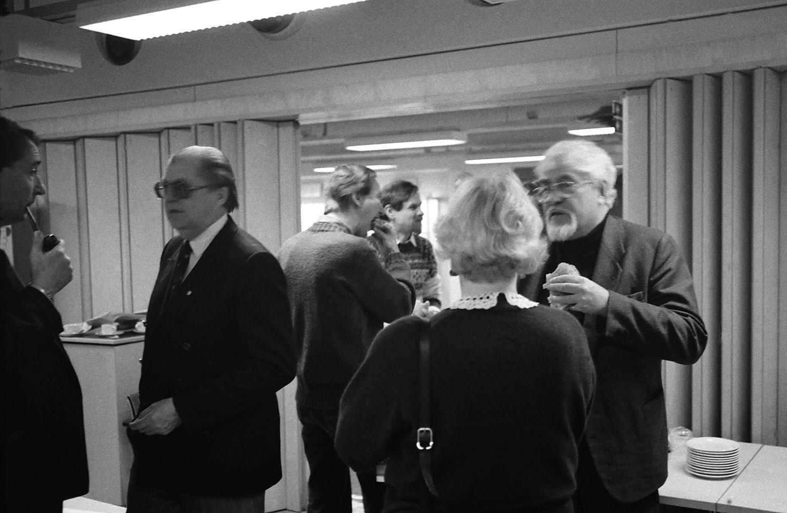 Dokumentaalfilmi Toorumi pojad (1989) esilinastus Yle-s 28. detsembri 1989. aastal - Foto Enn Säde