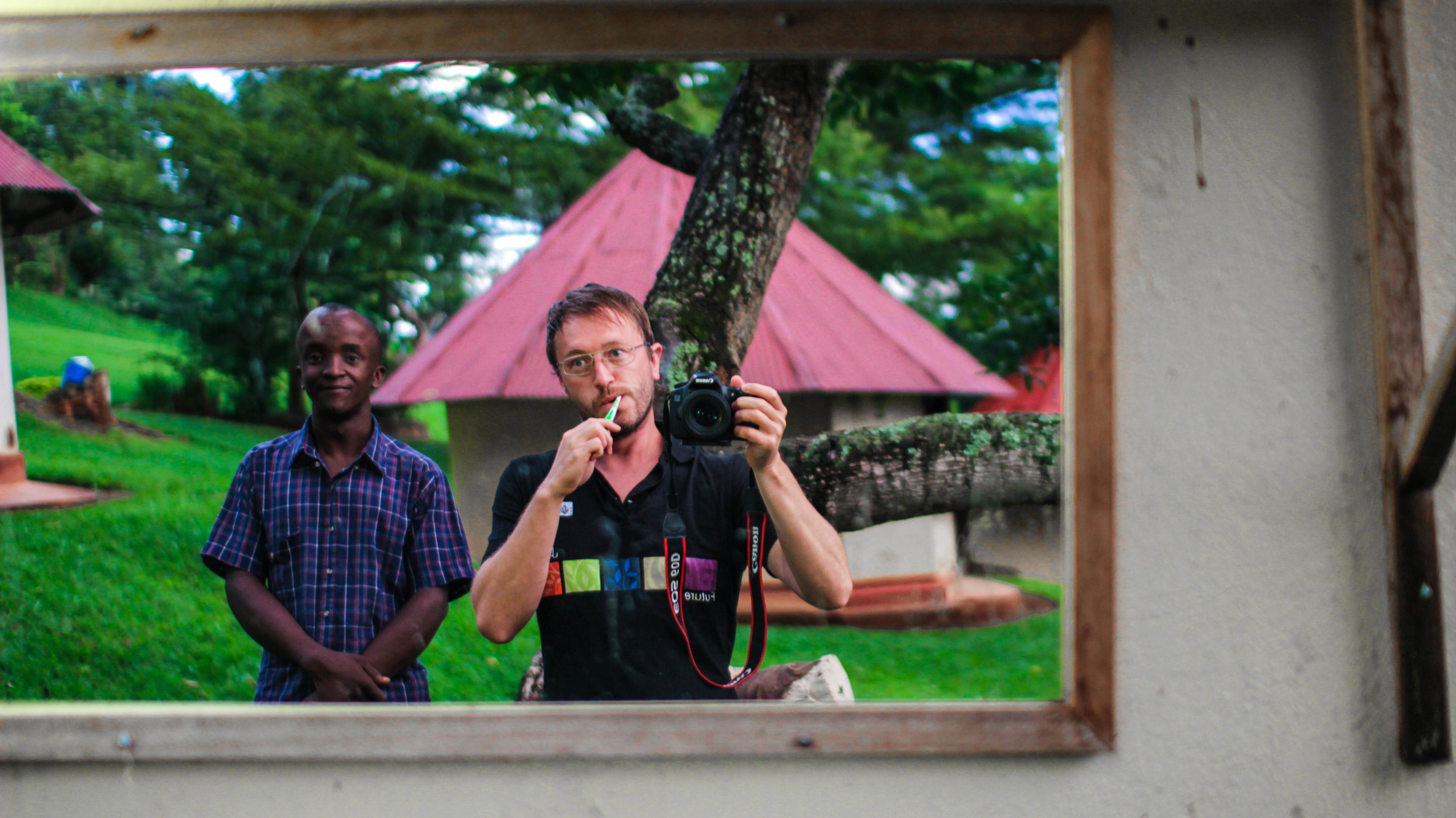 Režissöör Kullar Viimne Ugandas - Foto Kullar Viimne