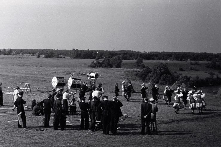 Muusikafilm Kui saabub õhtu (1955) - Foto Salomon Rosenfeld - Filmiarhiivi kogu