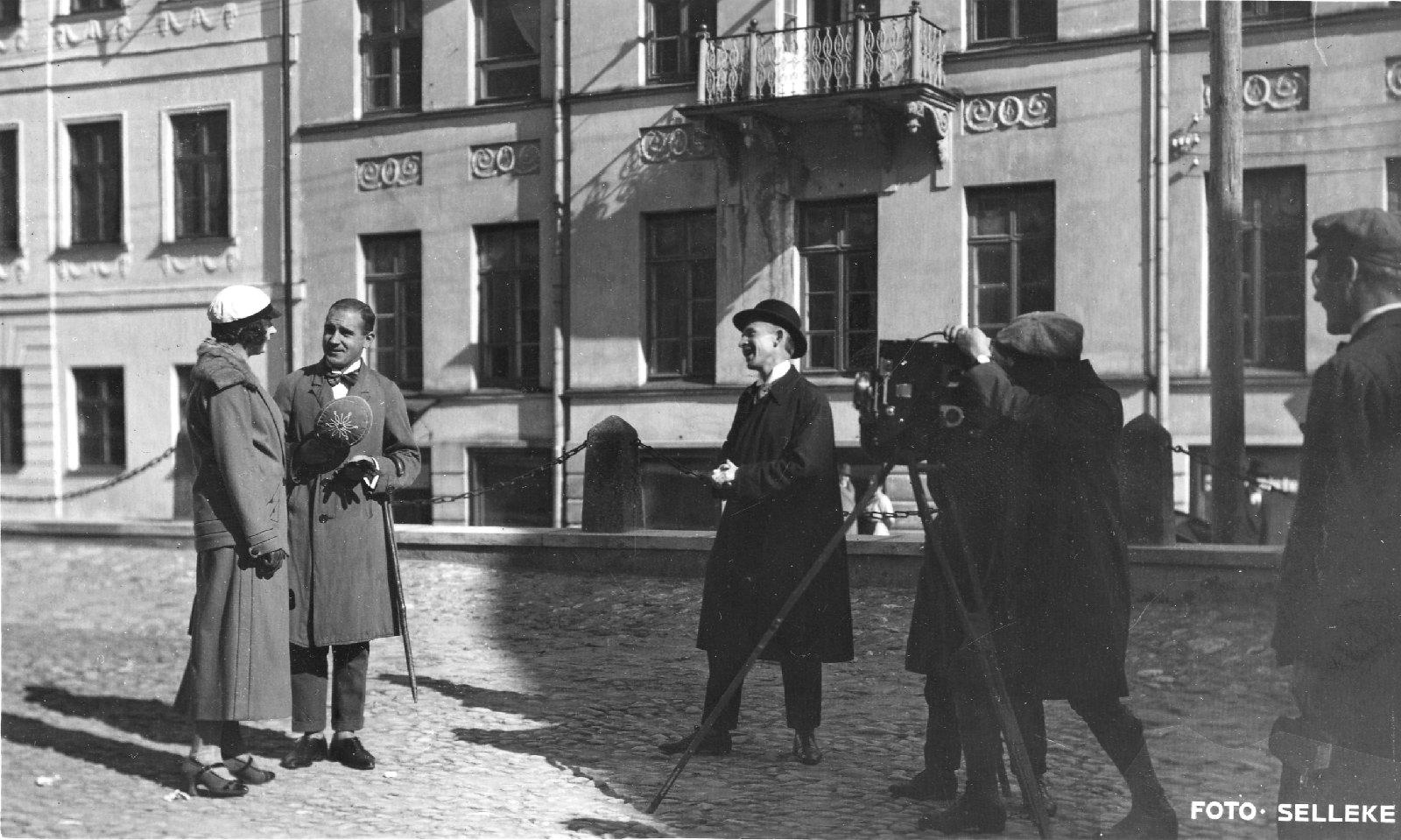 Mängufilm „Noored kotkad“ (1927) - Foto Selleke - Filmiarhiivi kogu