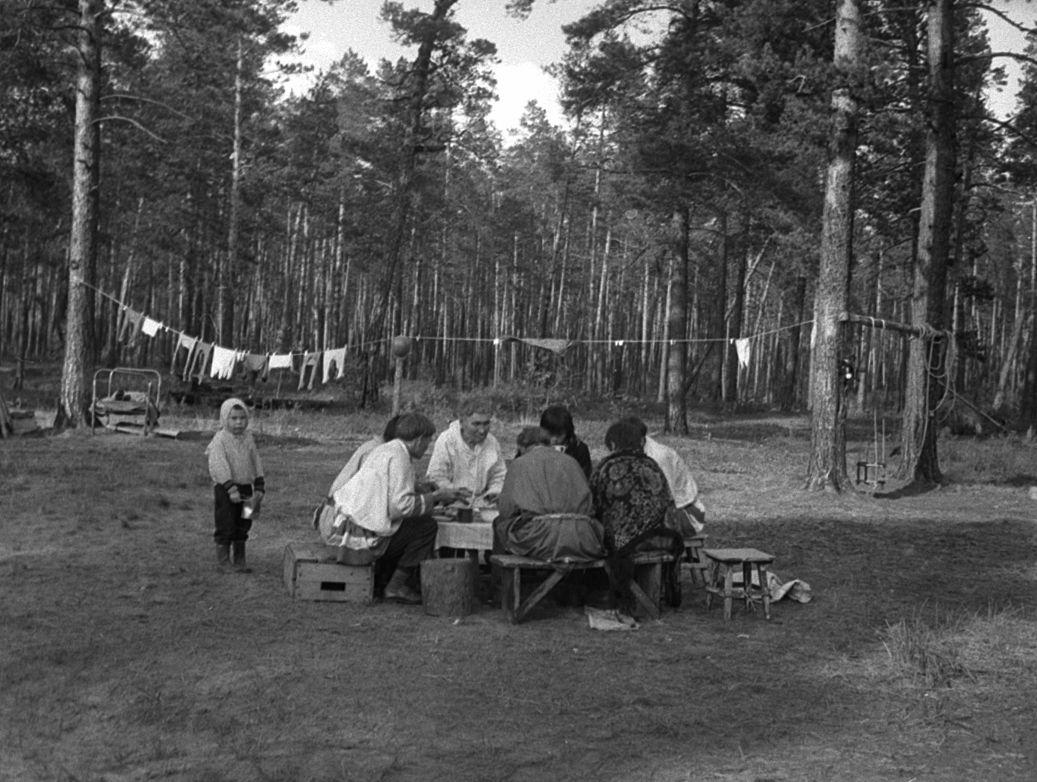 Filmigrupi söögipaus - Foto Maie Jõgi
