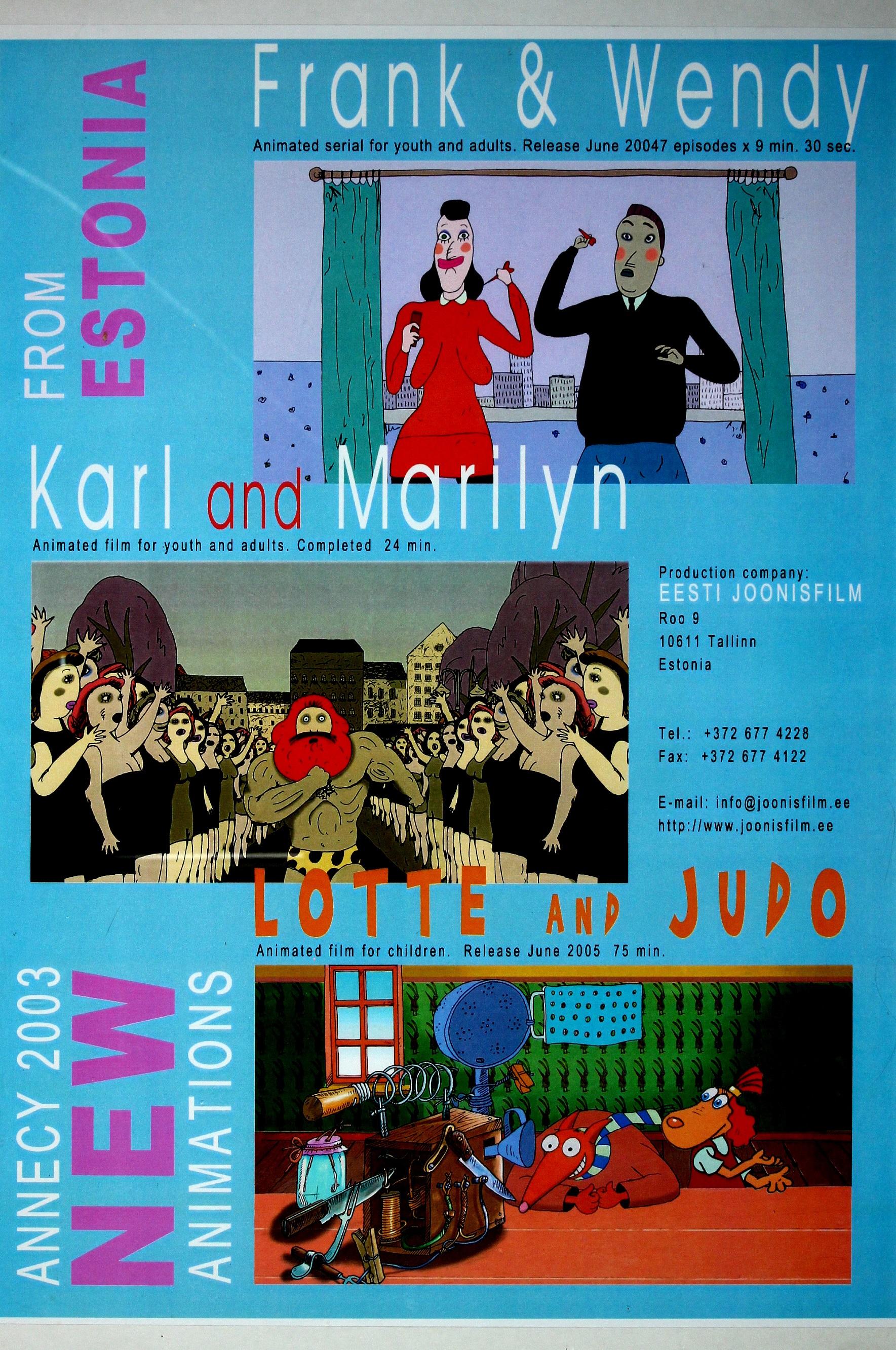 Annecy 2003 New Animations - Eesti Joonisfilmi kogu
