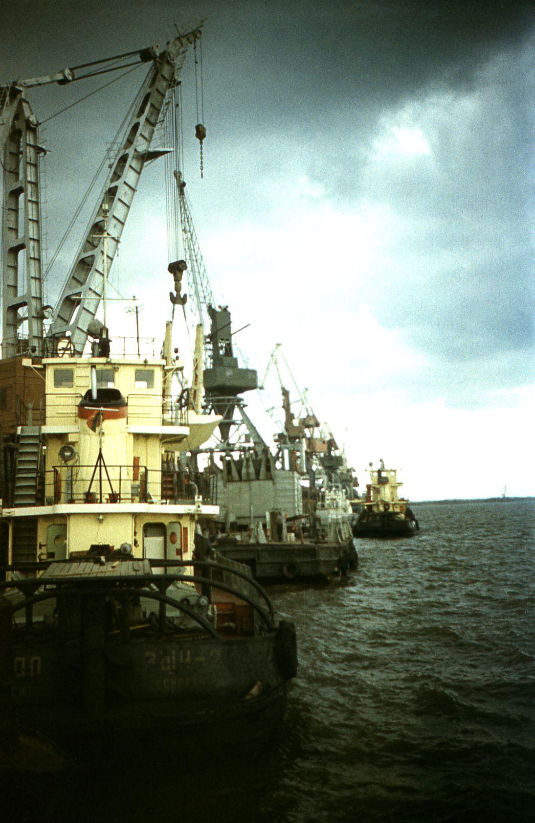 Filmigrupp sadamas - Foto Ago Ruus