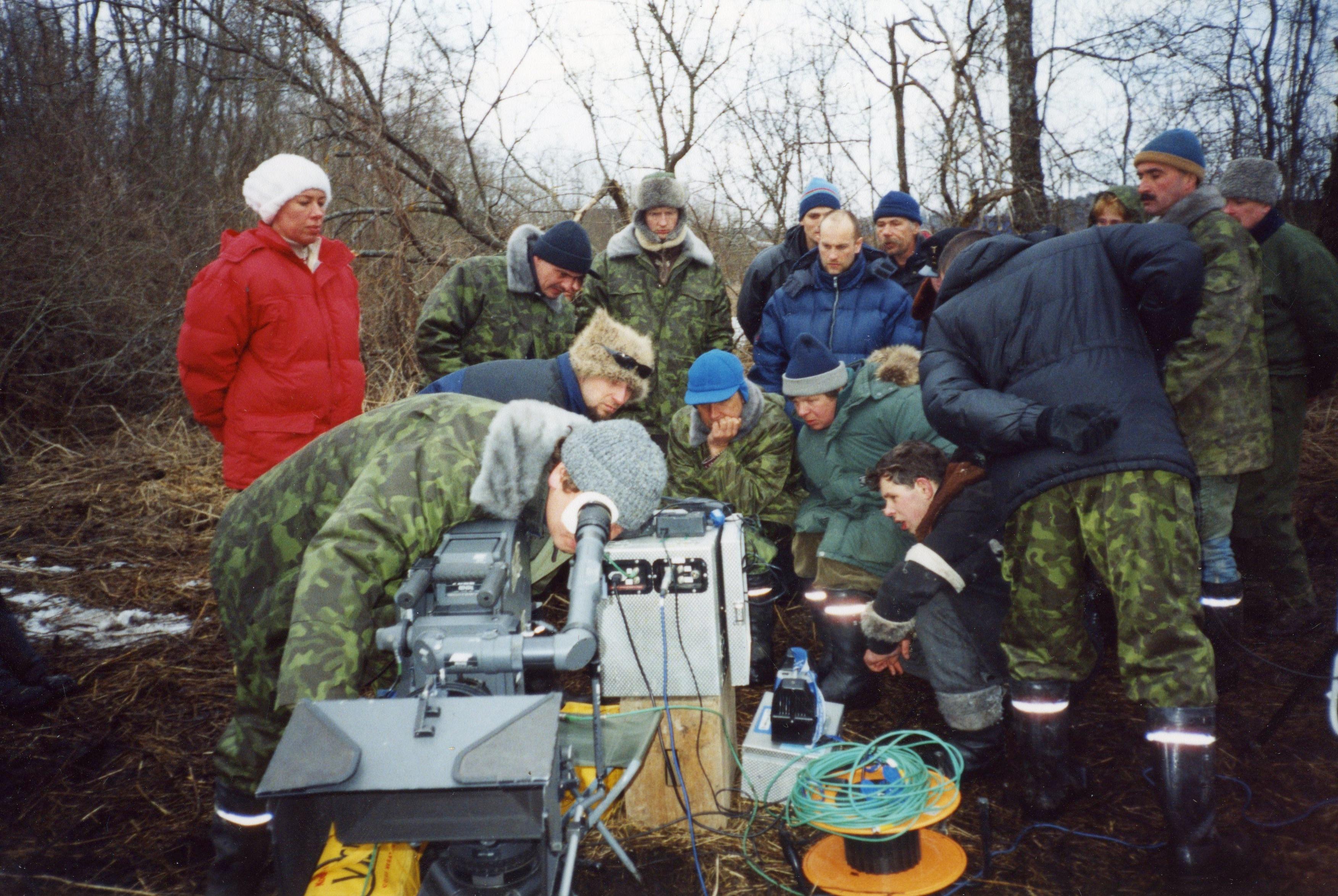 Filmivõtted Sangaste lossi juures