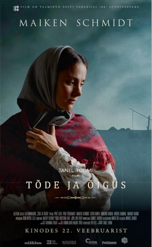Tõde ja õigus (2019). Karakterposter - Kujundus Tanel Toom, foto Kalle Veesaar - Allfilm