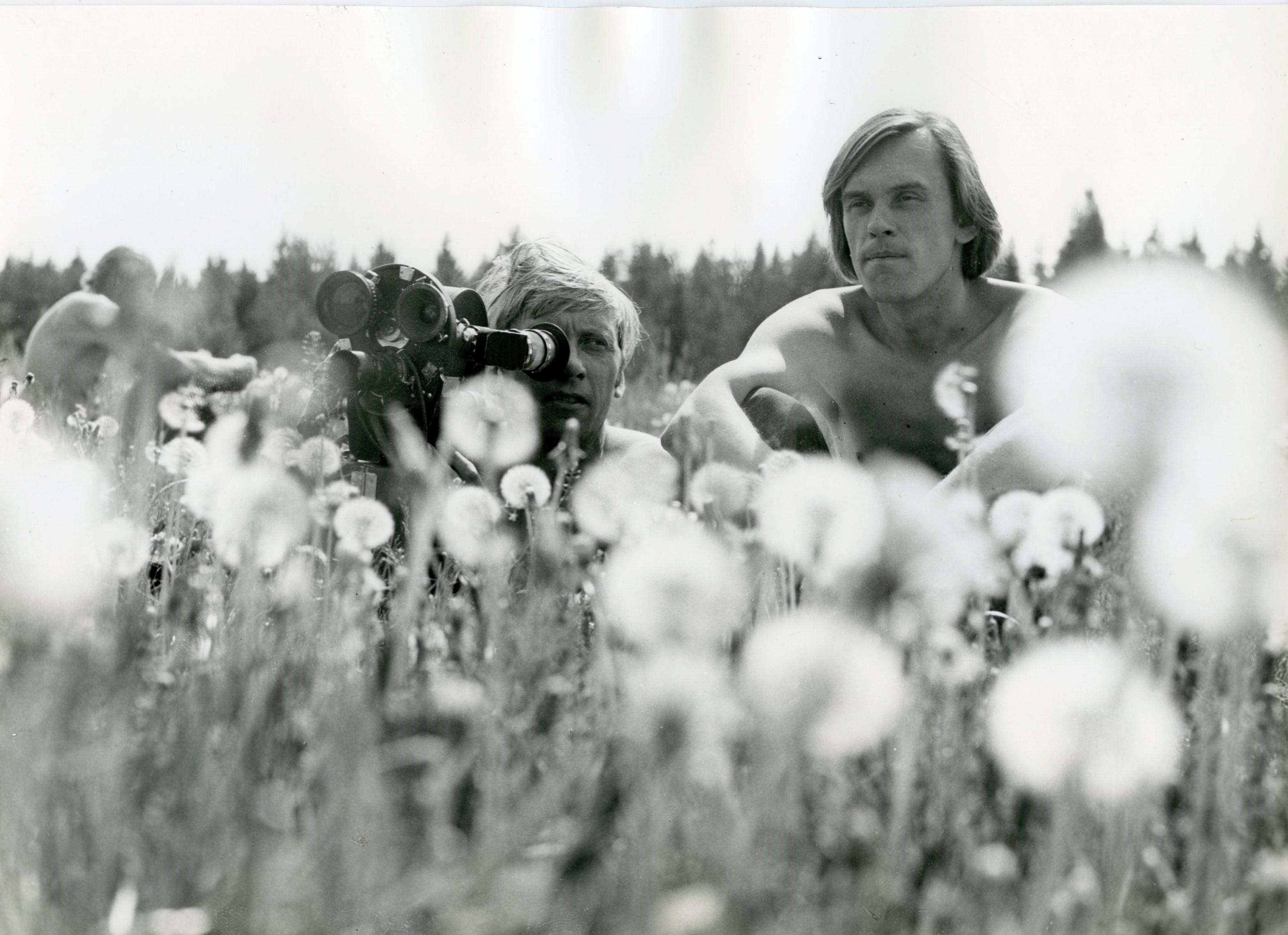 Operaator Illis Vets ja režissöör Olav Neuland - Foto Sulev Keedus 