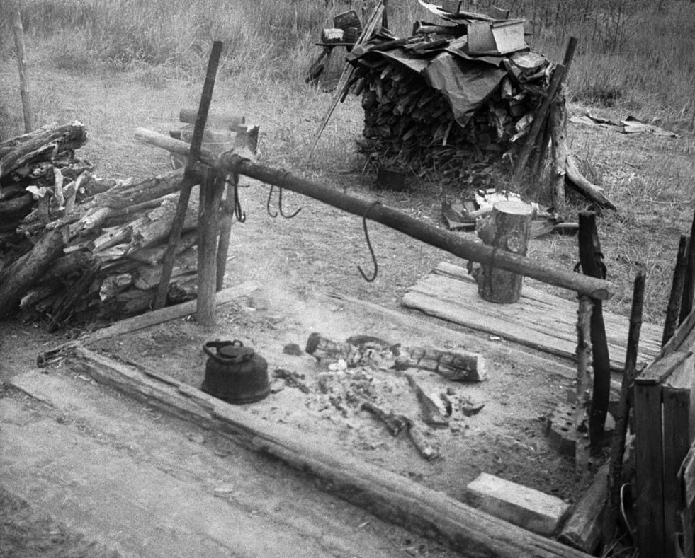 Filmigrupi söögipaus - Foto Maie Jõgi