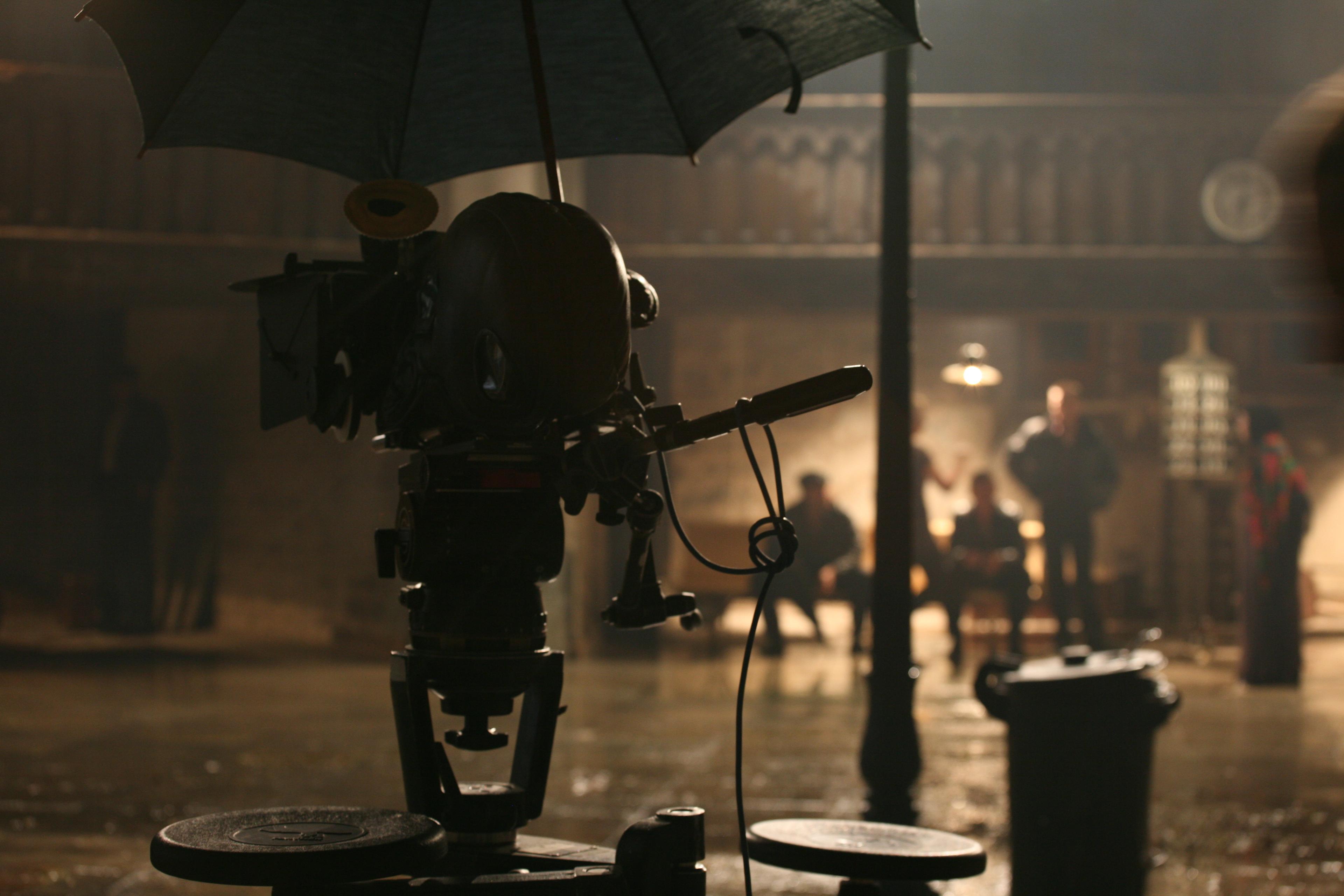 Filmivõtetel Narva Aleksandri kirikus - Foto Peeter Laurits - Homeless Bob Production