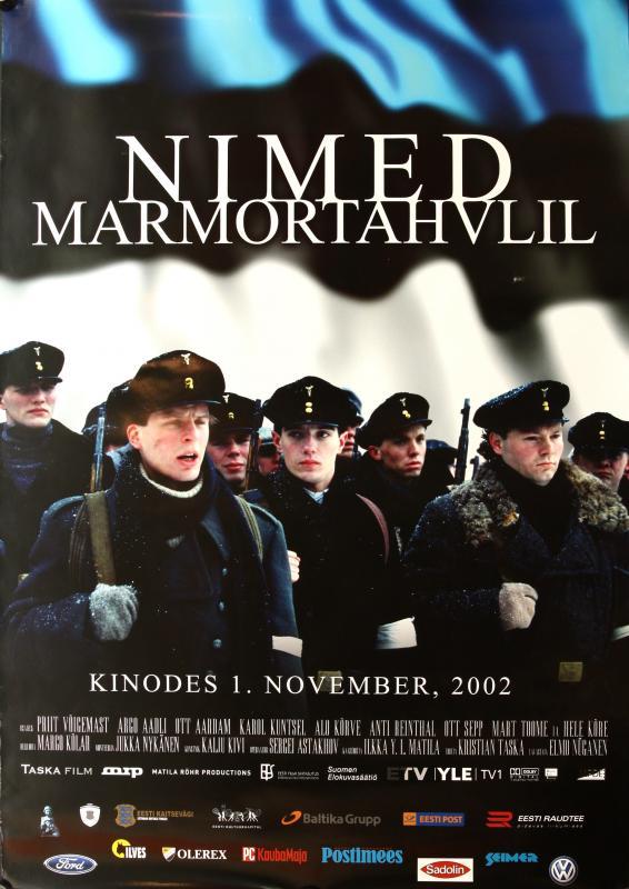 Nimed marmortahvlil (2002) -
 Eesti Filmi Sihtasutuse kogu
