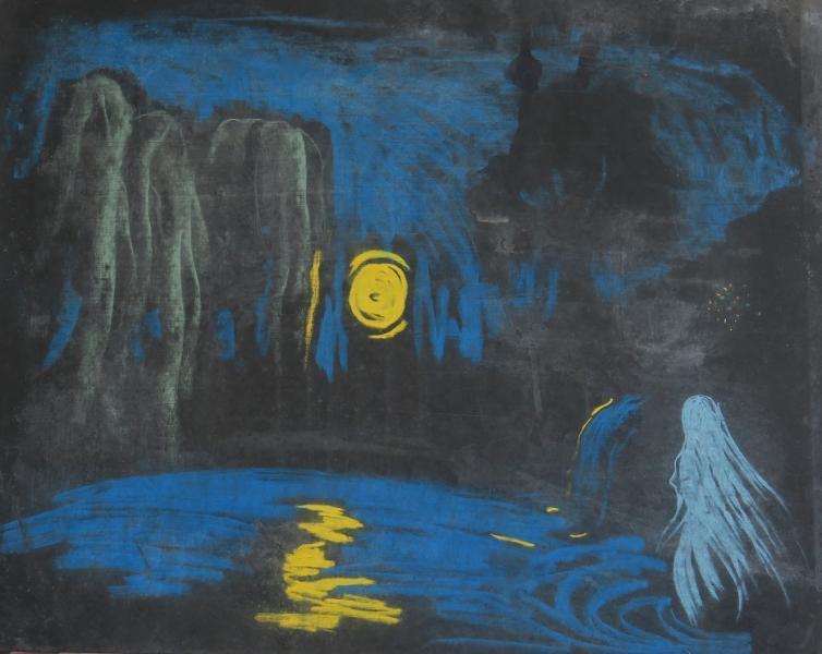 Kavand nukufilmile Metsamuinasjutt (1960) - Kunstnik Rein Raamat - Rein Raamatu kogu