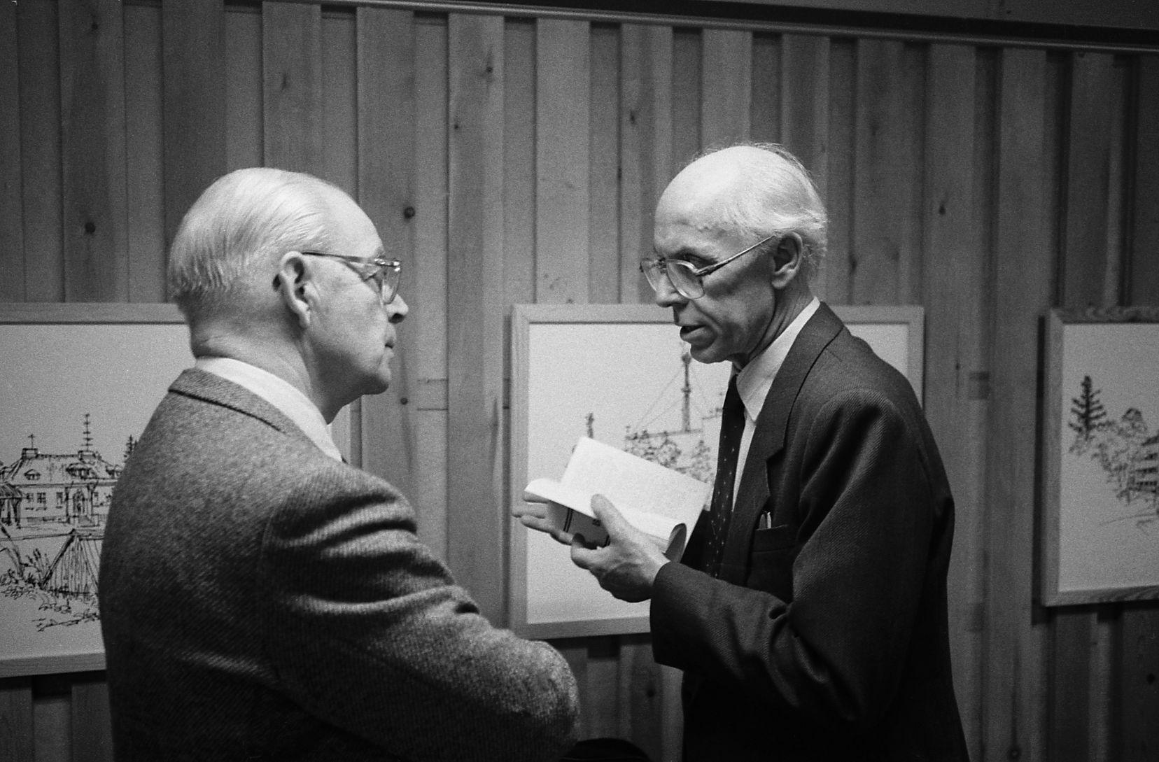 Dokumentaalfilmi Toorumi pojad (1989) esilinastus Yle-s 28. detsembri 1989. aastal - Foto Enn Säde