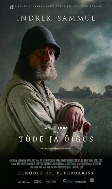 Tõde ja õigus (2019). Karakterposter - Kujundus Tanel Toom, foto Kalle Veesaar - Allfilm