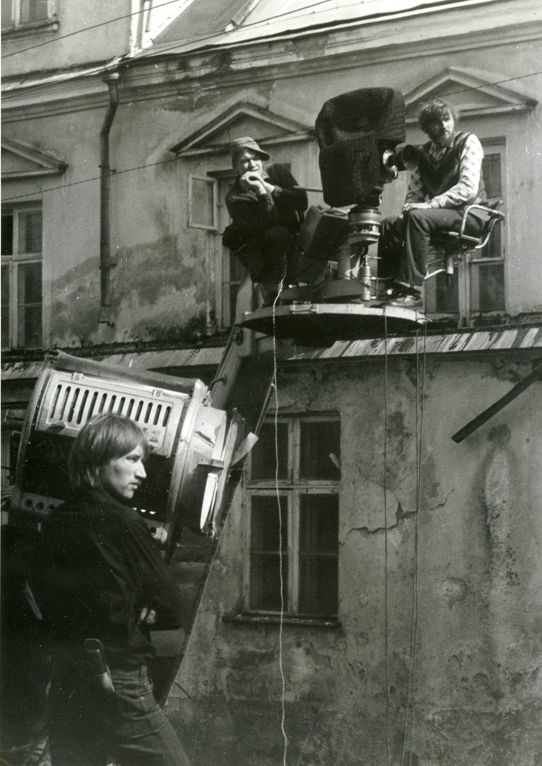 Filmivõtted. Operaator Arvo Iho, II operaator Toomas Massov