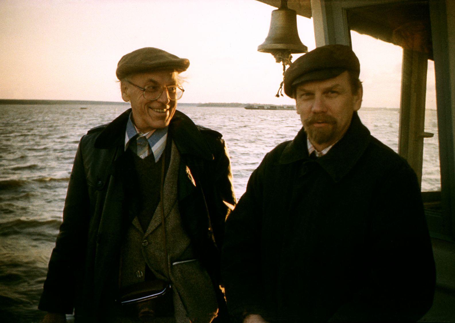 Filmigrupiga laeval - Foto Ago Ruus