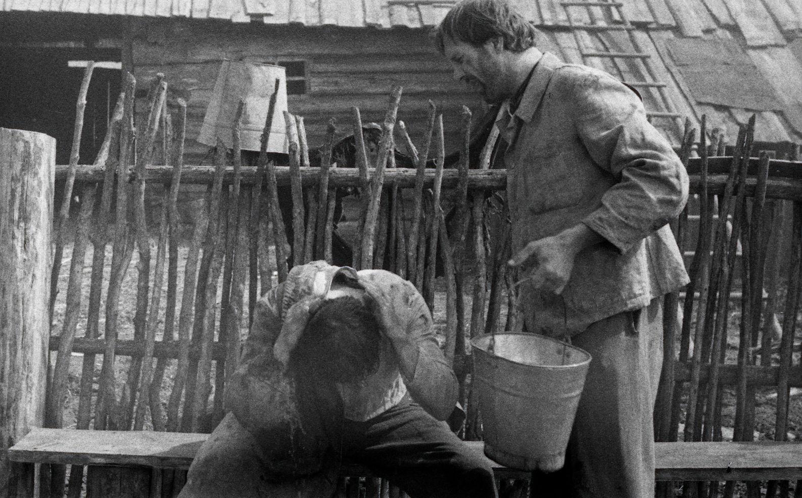  Jüri Piiri osatäitja Rudolf Allabert ja Võõra osatäitja Evald Aavik.