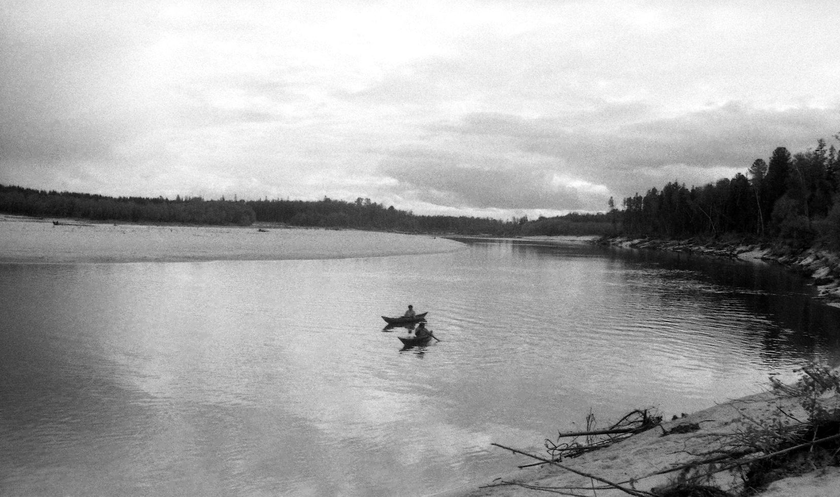 Sõit üle jõe kasetohtu tooma (1988) - Foto Enn Säde