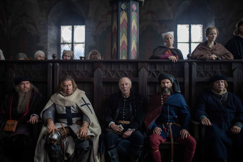 Mängufilm Apteeker Melchior (2022) - Fotod Robert Lang, Liisabet Valdoja, Jan Viljus, Eneli Rohtla, Ilja Smirnov, Anastassia Volkova, Gerli Tooming - Taska Film, Nafta Films, Apollo Film Productions, HansaFilm