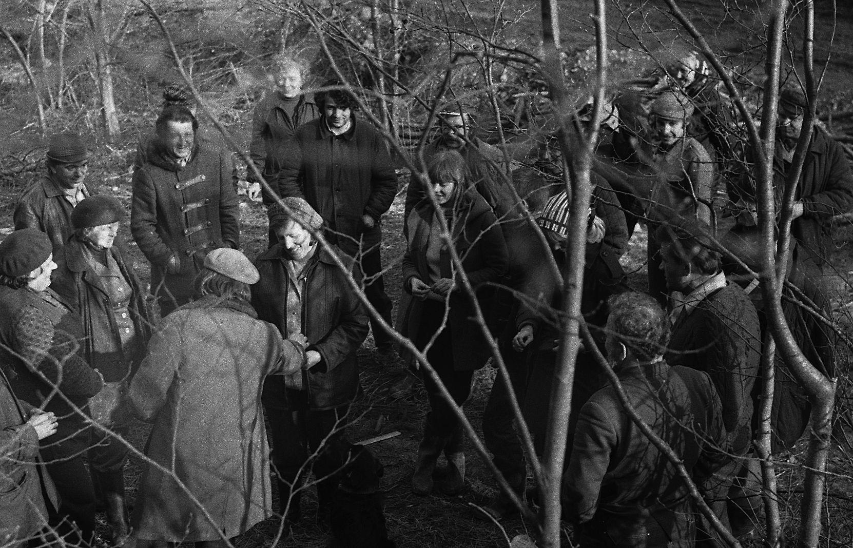 Filmi lõpetamine mais 1979. Pidu. Keskel Nelli Taar.