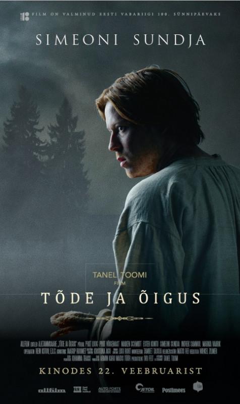 Tõde ja õigus (2019). Karakterposter - Kujundus Tanel Toom, foto Kalle Veesaar - Allfilm