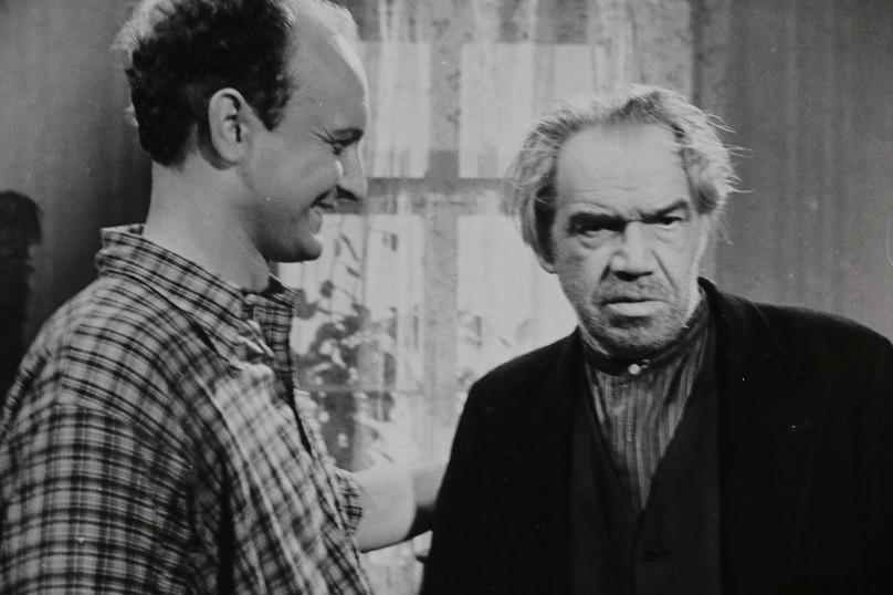 Mati Klooren ja Kaarel Karmmängufilmis „Jäljed“ (1963) – Perekond Järveti kogu 