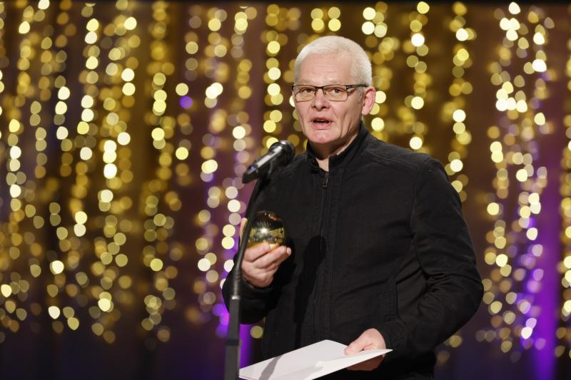 Eesti Kultuurkapitali audiovisuaalse kunsti sihtkapitali aastapreemia laureaat Rein Kotov, mängufilmi Kalev ja dokumentaalfilmi 2 tundi õnneni operaator ja mängufilmi Kalev monteerija - Foto Egert Kamenik - Eesti Kultuurkapital