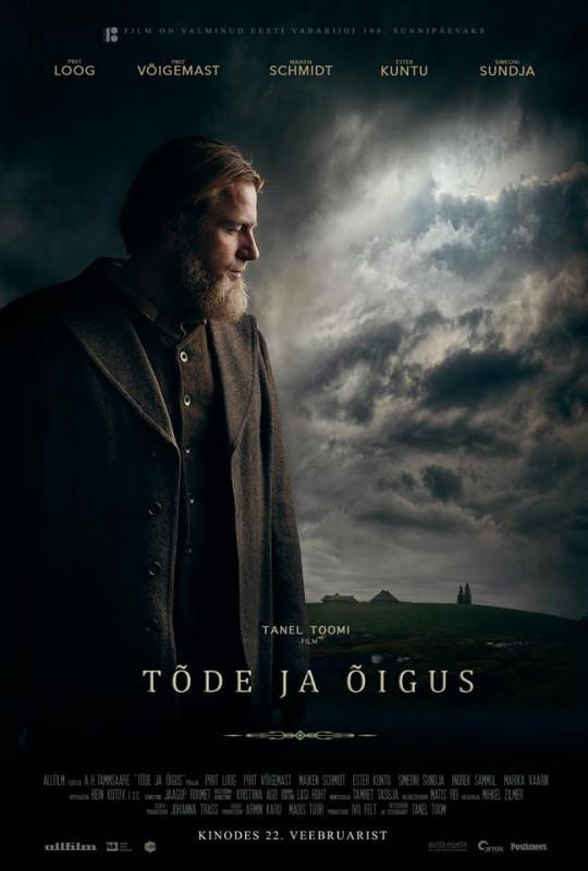 Tõde ja õigus (2019). Karakterposter - Kujundus Tanel Toom, foto Kalle Veesaar - Allfilm