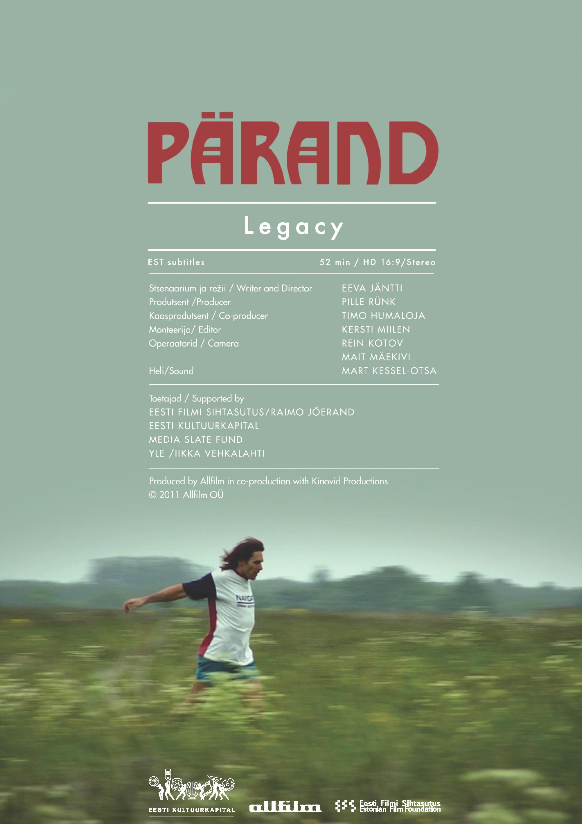 Pärand (2012) - Kunstnik Allan Kukk - Allfilmi kogu