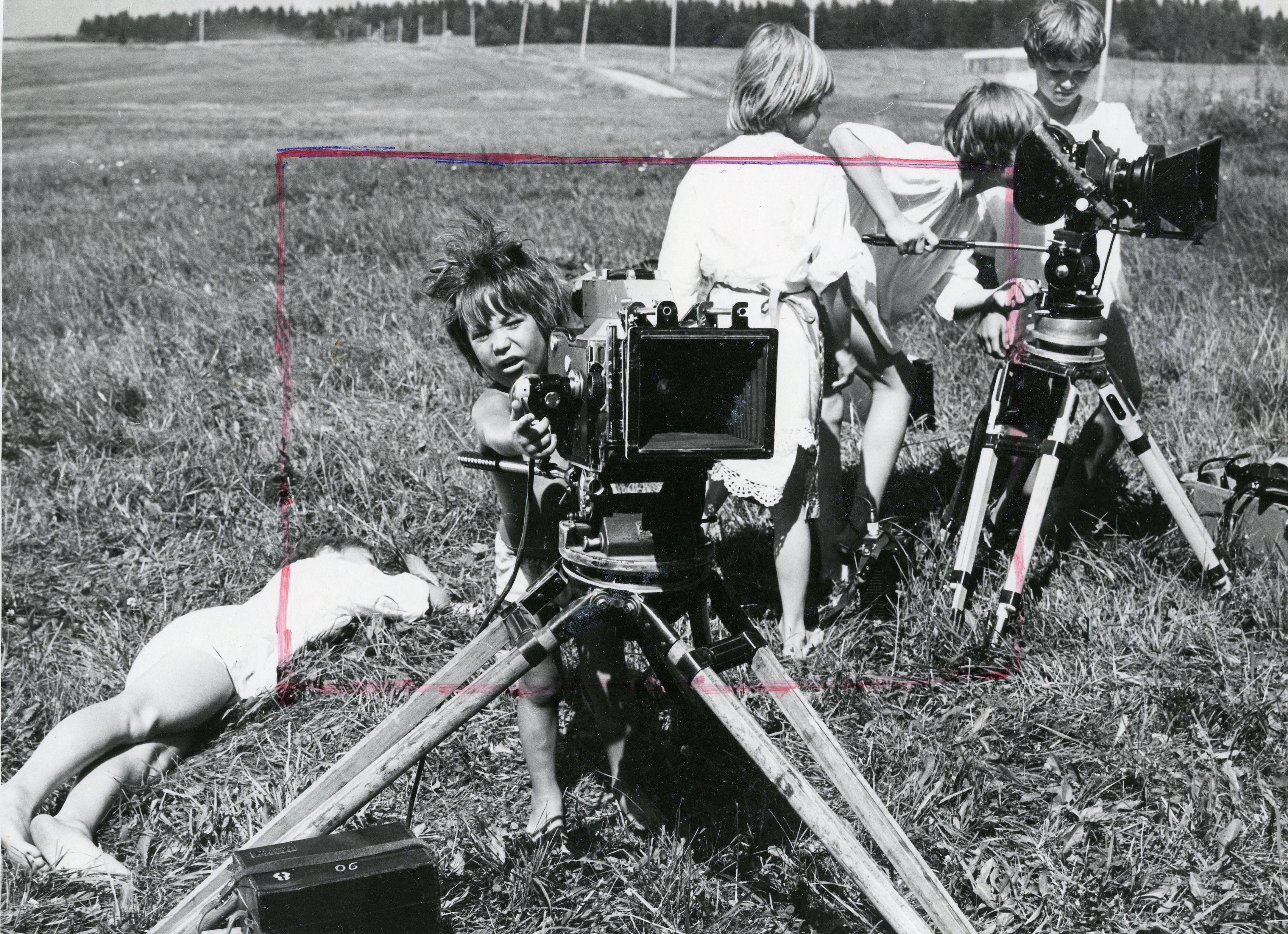 Filmivõtted. Nukitsamehe osatäitja Egert Soll