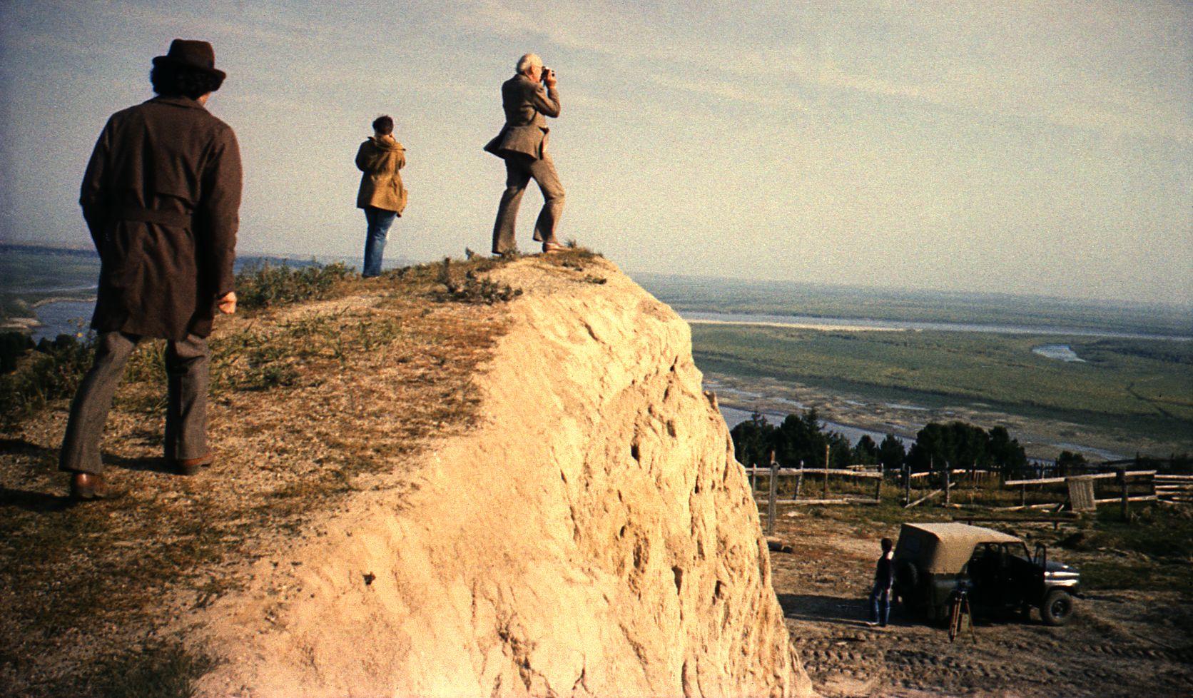 Filmigrupiga Siberi linnas Surgutis (1985) - Foto Ago Ruus