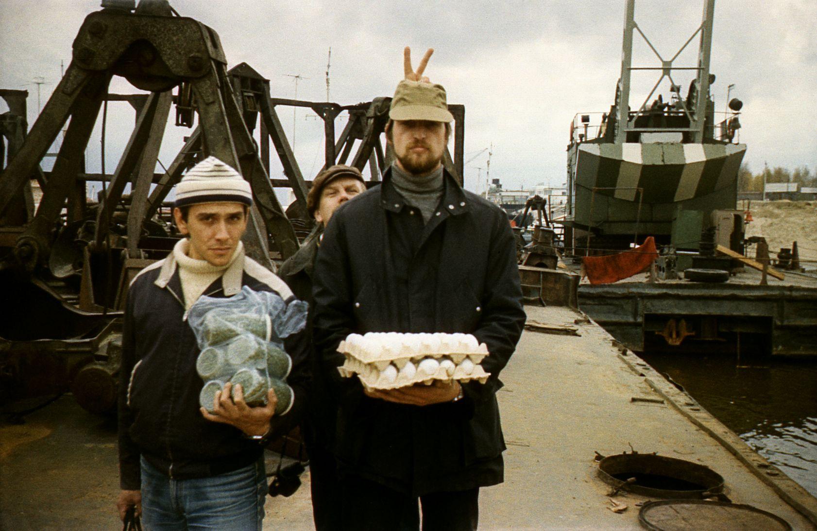 Filmigrupp sadamas - Foto Ago Ruus