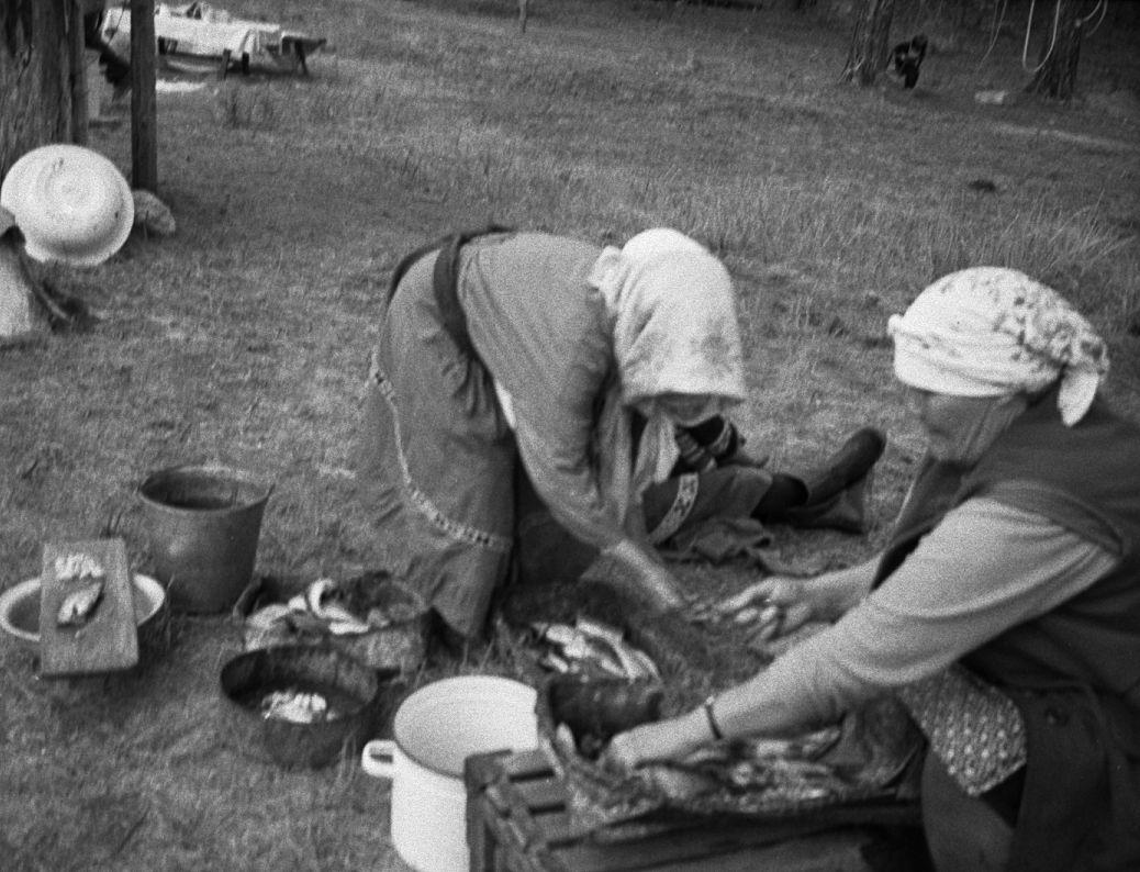 Filmigrupi söögipaus - Foto Maie Jõgi