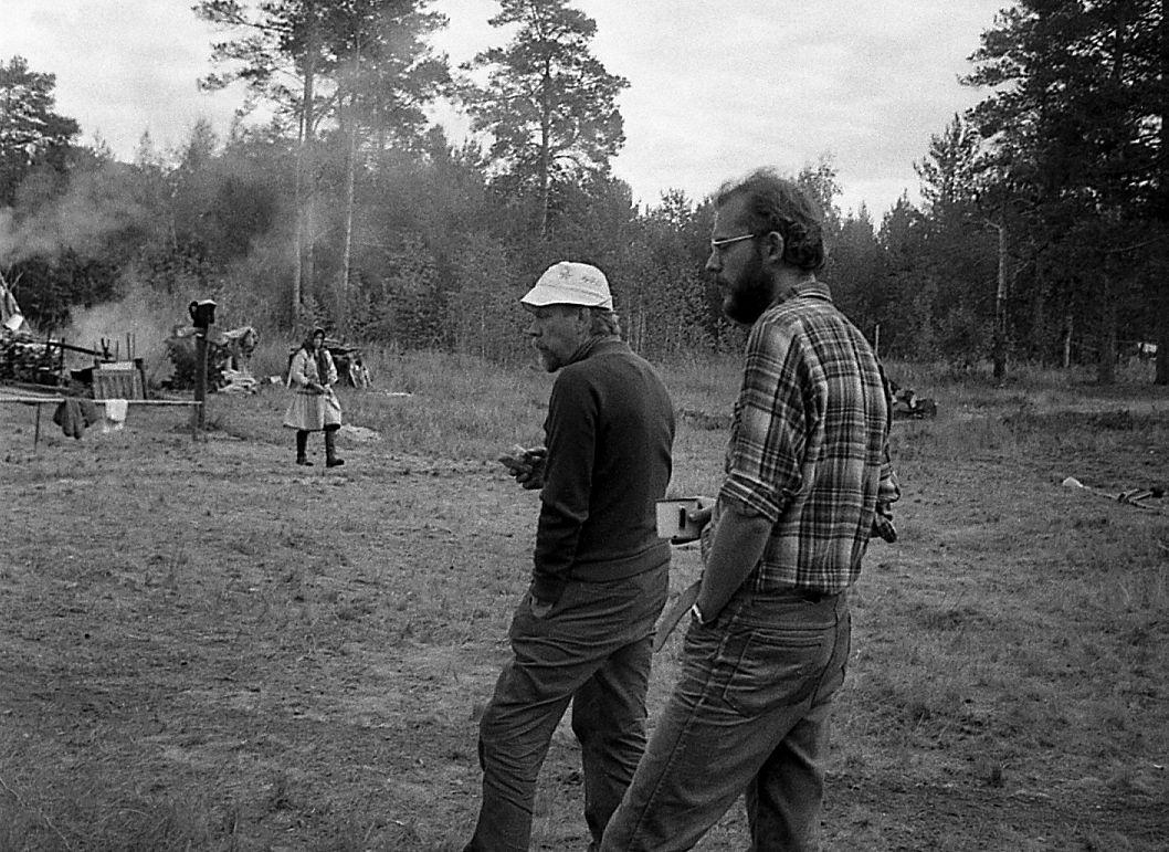 Filmigrupi söögipaus - Foto Maie Jõgi
