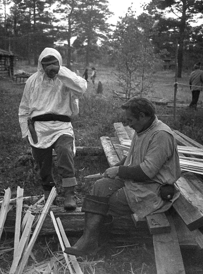 Karu maja ehitamine - Foto Maie Jõgi