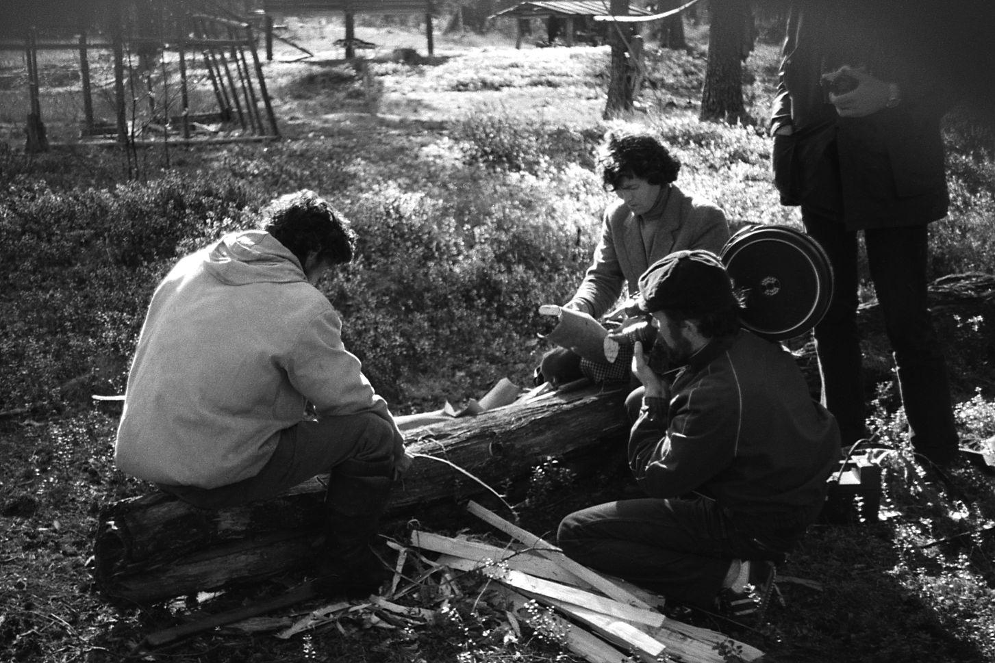 Ettevalmistused filmimiseks (1985) - Foto Enn Säde